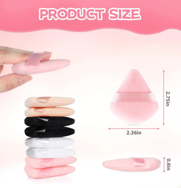 8 Pieces Triangle Powder Puff Set